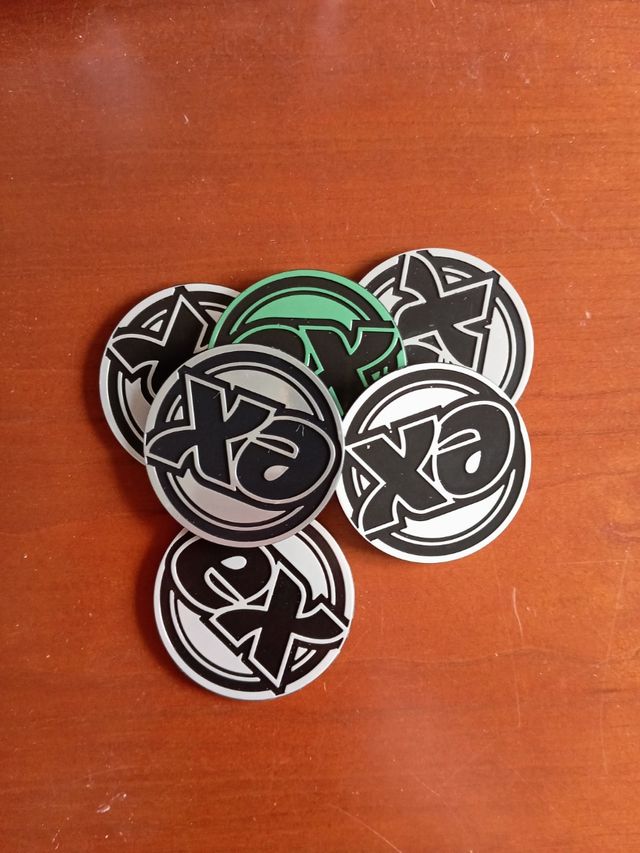 Monedas Pokémon de barajas EX