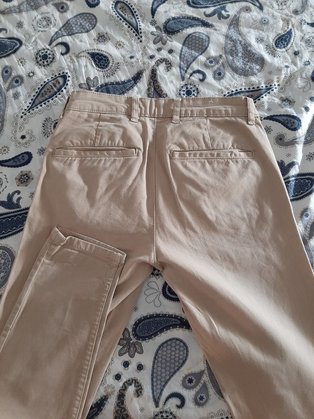 Pantalón chino beige ZARA
