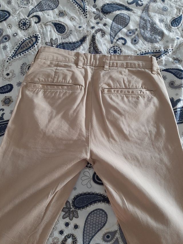 Pantalón chino beige ZARA