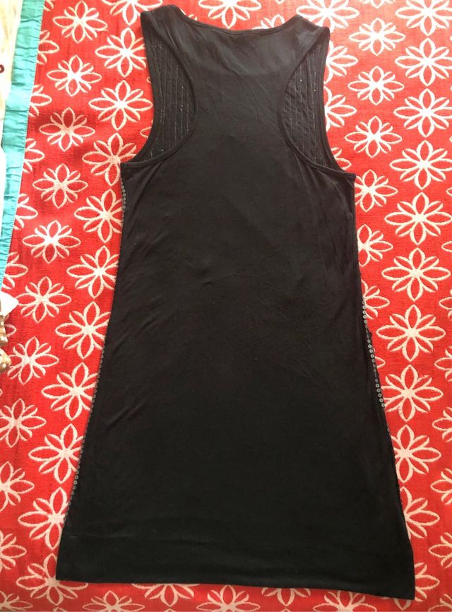 MNG casual, vestido negro, talla S