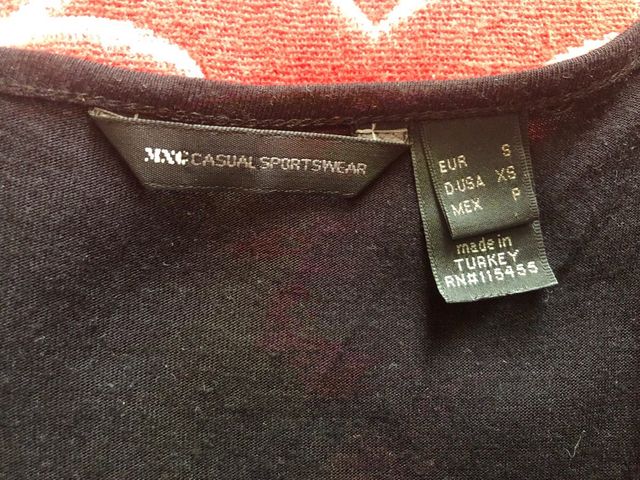 MNG casual, vestido negro, talla S