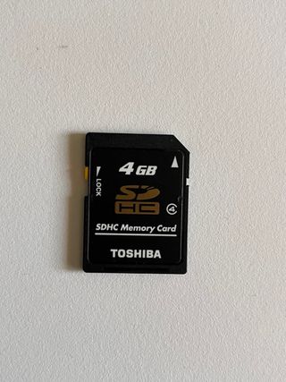 Tarjeta SD 4GB TOSHIBA
