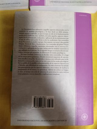 Libros Psicometría UNED