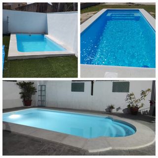 Piscinas en fibra de poliester. +×÷=€