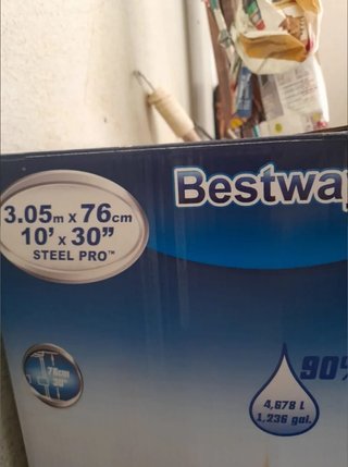 Piscina bestway con poco uso