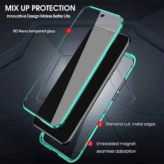 Lote de 4 Fundas magnética Xiaomi redmi note 8 y 9
