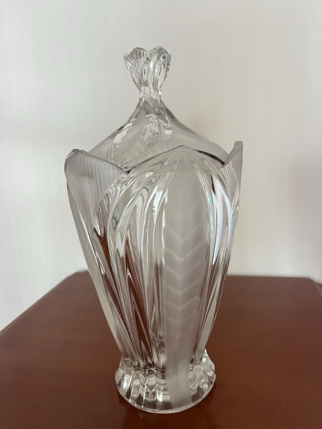 Caixa de doces de vidro