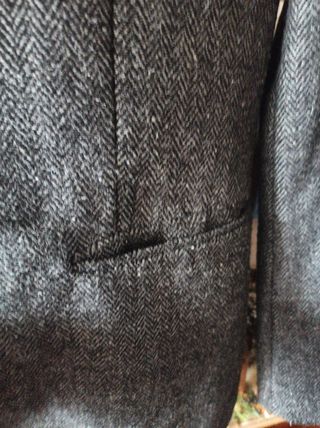 Americana zara chico paño gris 