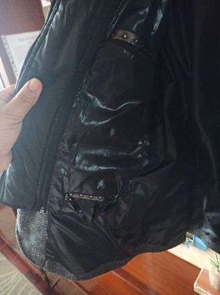 Americana zara chico paño gris 