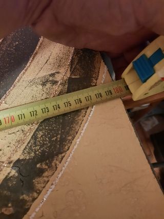 Quadro etnico moderno su tela 180x65cm