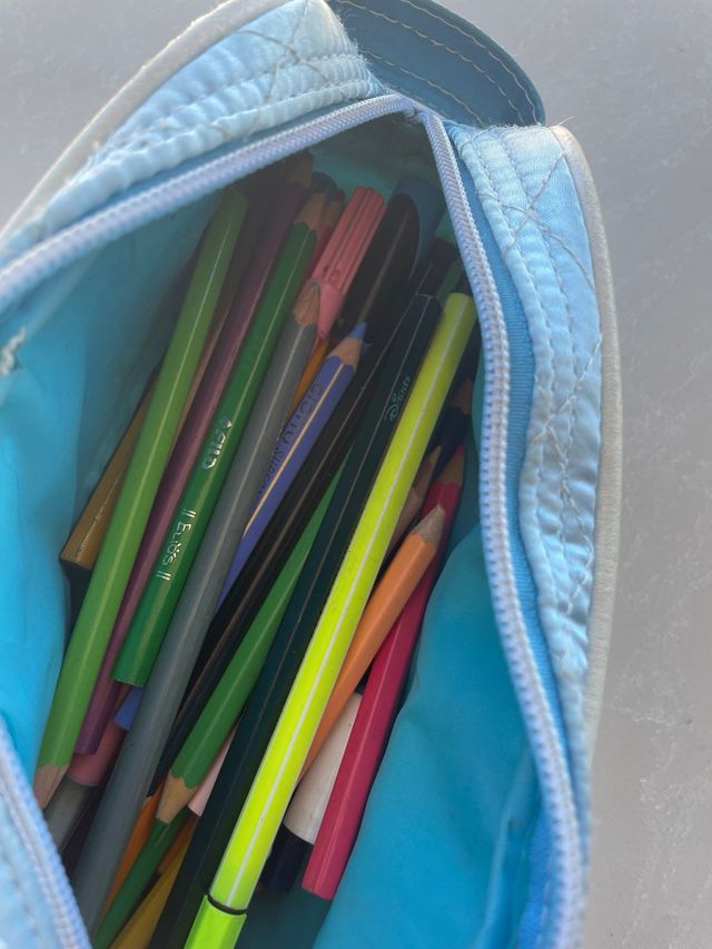 Astuccio frozen scuola e matite