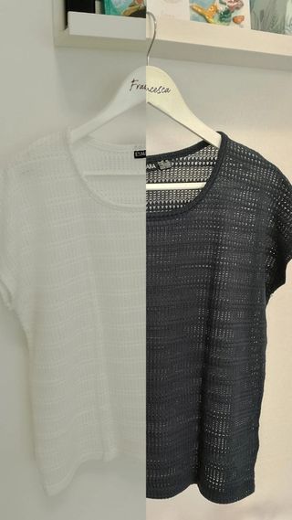 Maglie estive t-shirt traforate donna