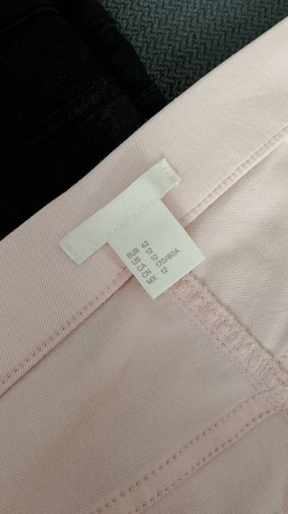 Pantaloni elasticizzati elastico in vita