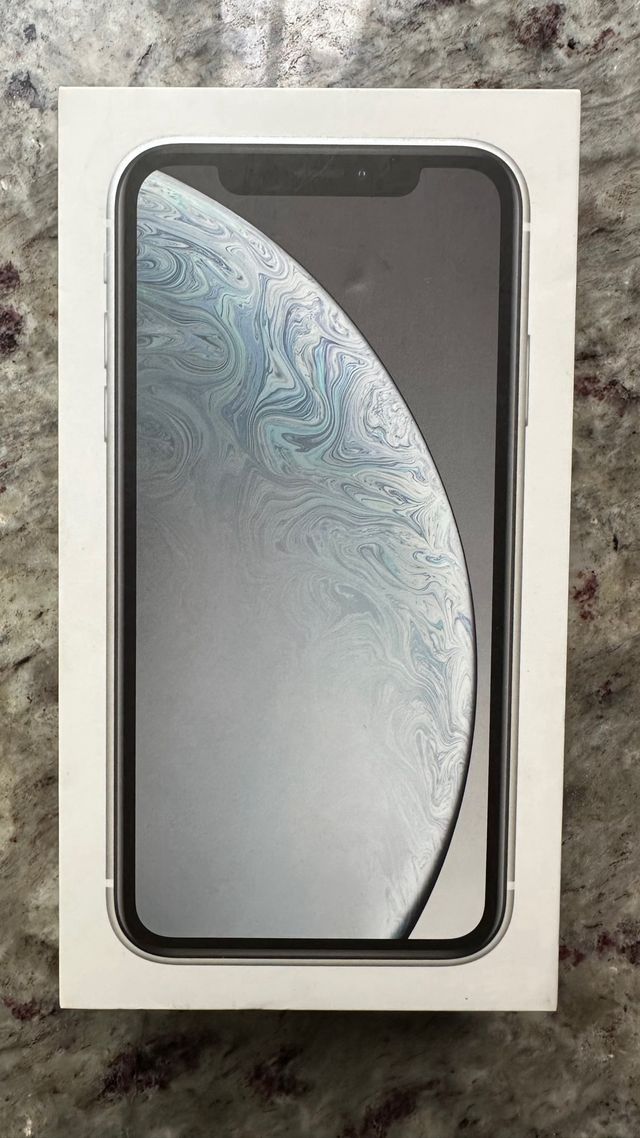 Caja iPhone XR blanco