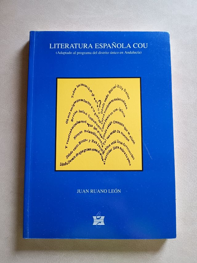 Libro: Literatura española COU
