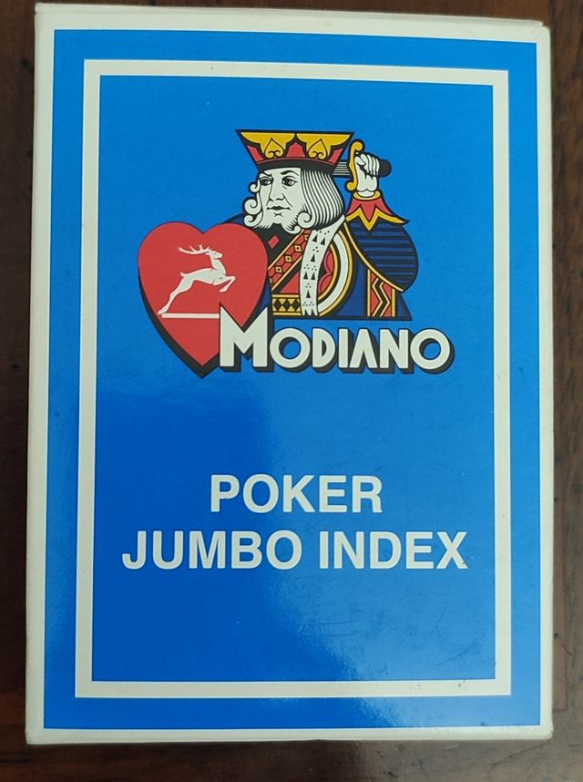 Carte Poker Modiano Mazzo Di 54 Carte.
