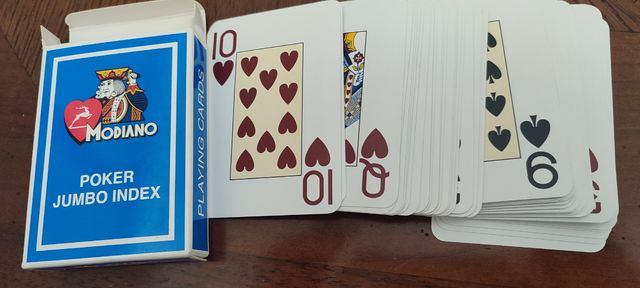 Carte Poker Modiano Mazzo Di 54 Carte.