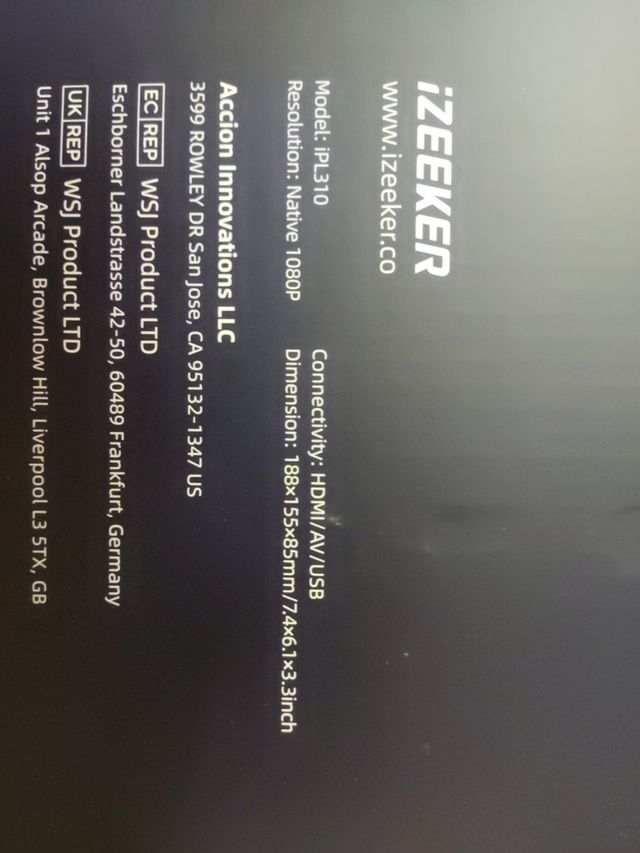 Proiettore 1080p WiFi Led