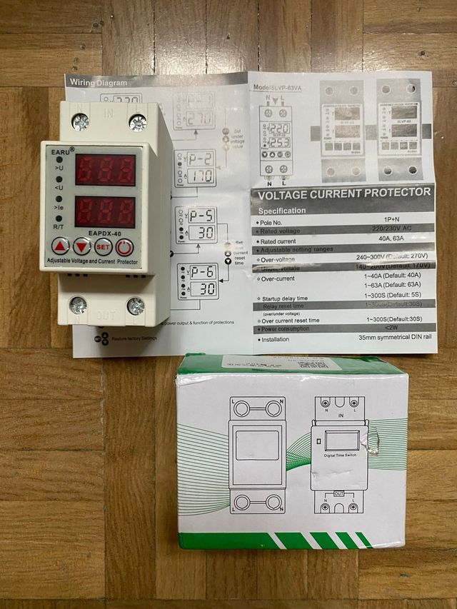 Protector de sobre corrientes y sobreintensidades