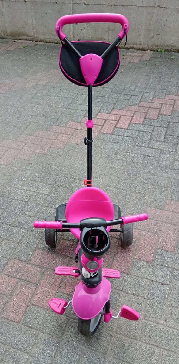 Triciclo smartrike rosa e nero