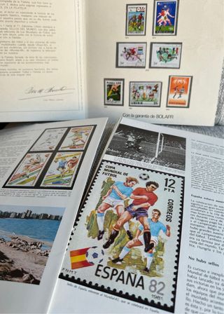 10 SELLOS DE LOS MUNDIALES DE FÚTBOL