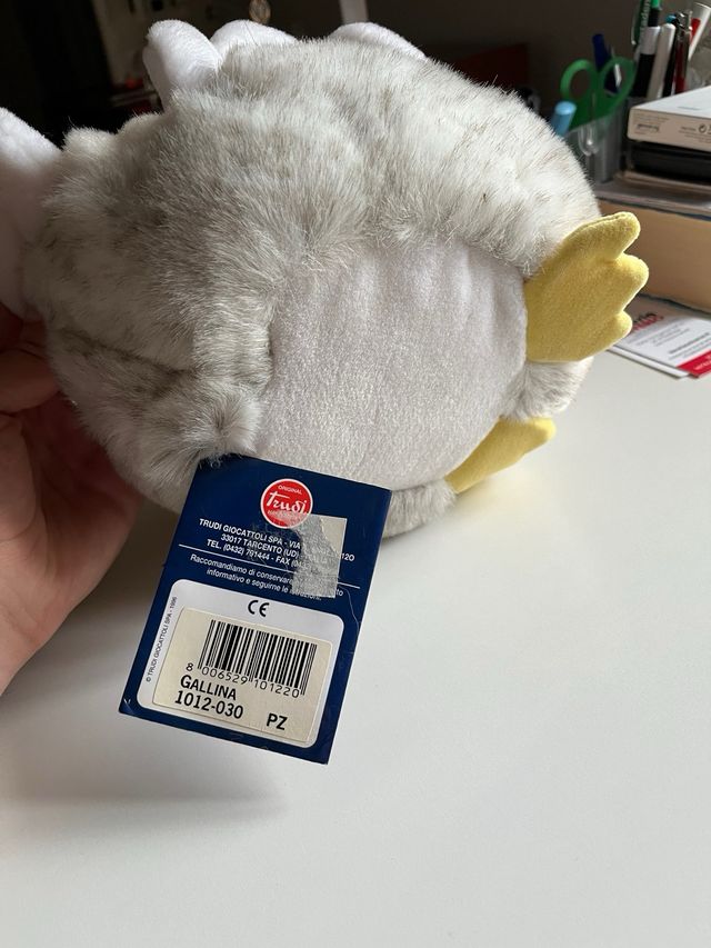 Peluche Gallina Trudi vintage