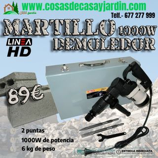 🛠️ Martillo Demoledor Línea HD 1000W 🛠️