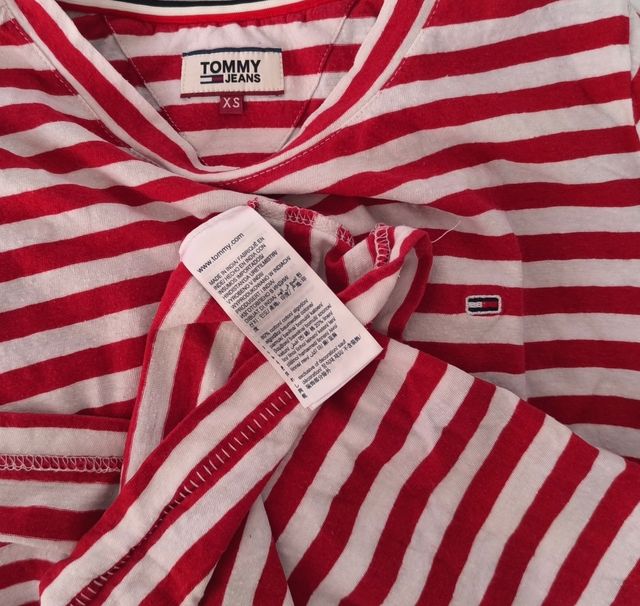 Camiseta Tommy Hilfiger rayas mujer XS