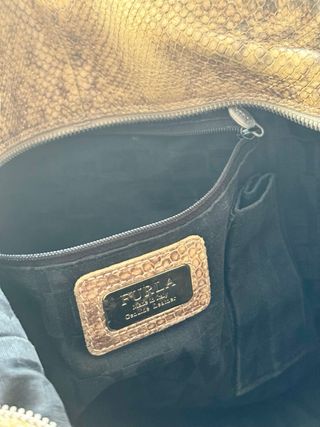 Bolso FURLA shopping piel beige