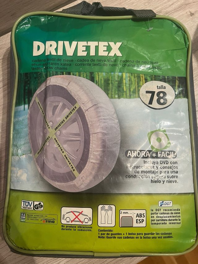 Cadenas de tela para nieve