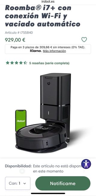 Irobot Roomba I7+ I755840