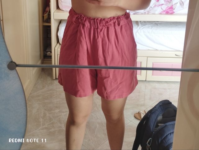 Pantaloncini rosa