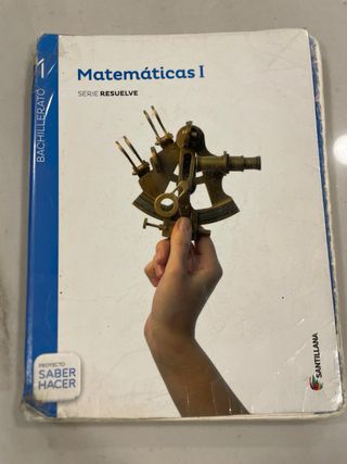 Libro Matematicas 1 bachillerato-Santillana