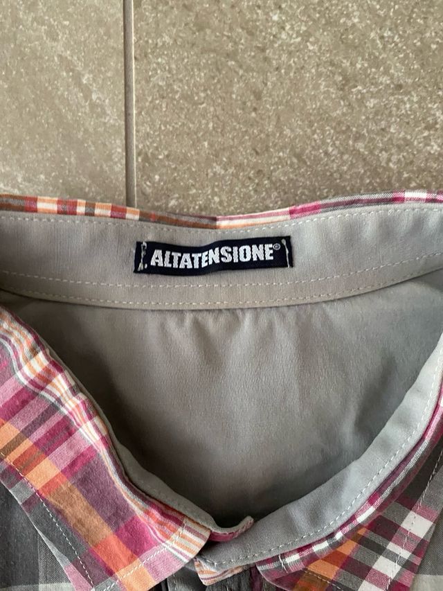 Camicia uomo 100% cotone a maniche corte