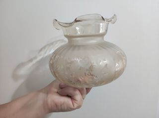 tulipa de cristal de lampara