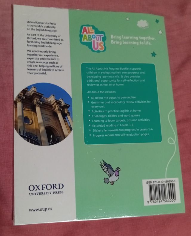 All about me. Progress Booklet 6