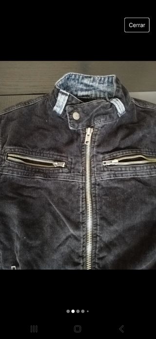 Cazadora vaquera y pana