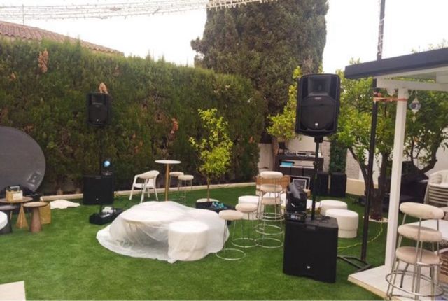 Alquiler altavoces Sonido iluminacion/DJ eventos