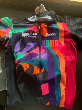 Tuta ciclismo triatlhon santini iron man kona