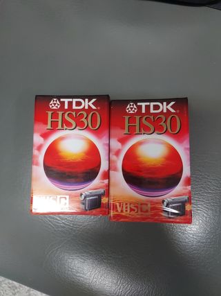 Cinta vhs videocamara TDK 
