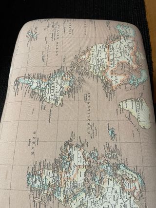 Pouf vintage riveduto