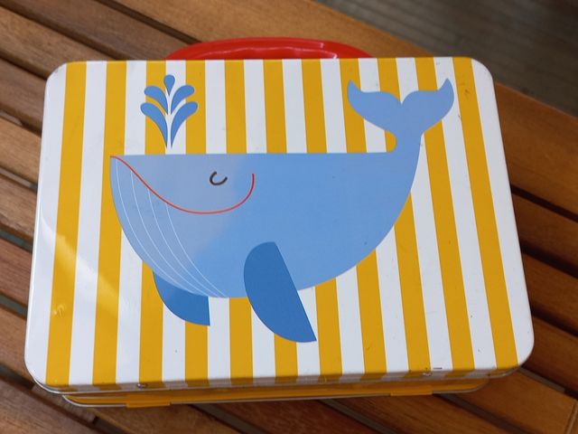 Pequeño maletín metálico