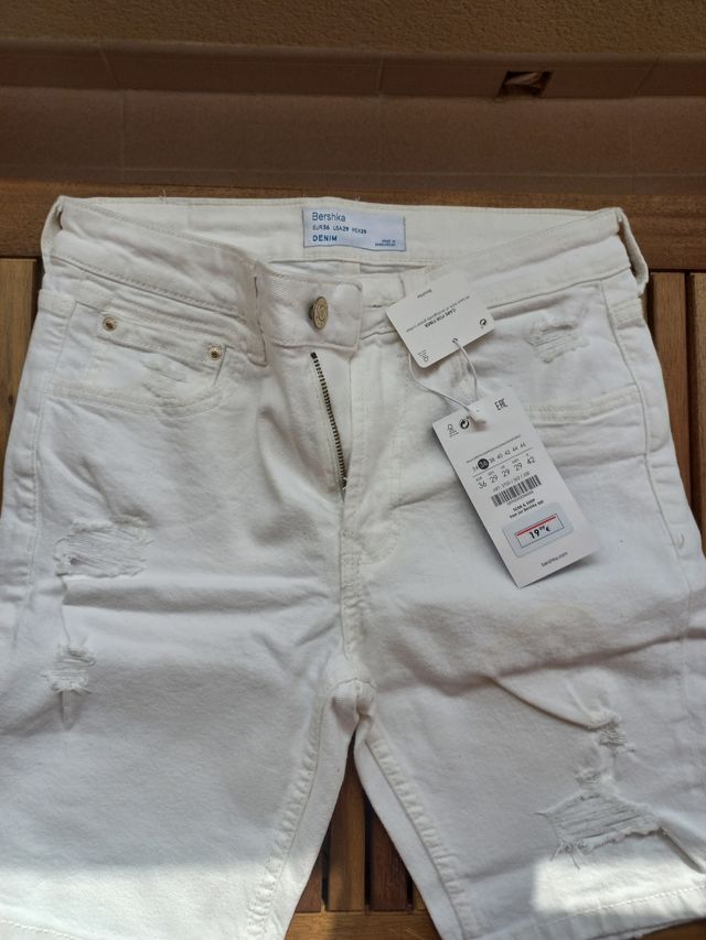 Pantalon corto vaquero chico