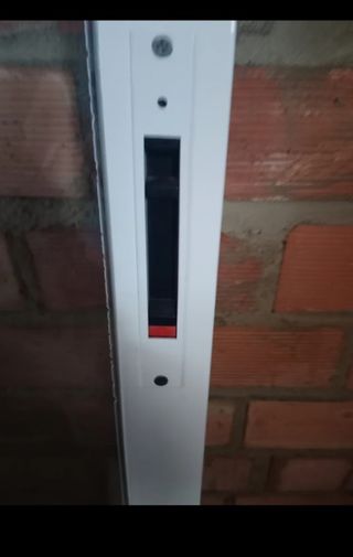 Dos puertas de aluminio, doble cristal