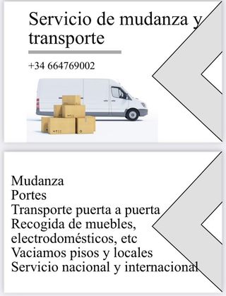 mudanzas y transportes 