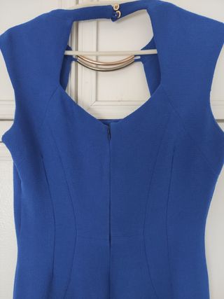 Traje fiesta largo azul