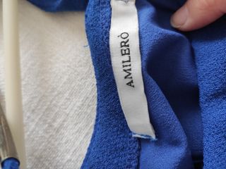 Traje fiesta largo azul