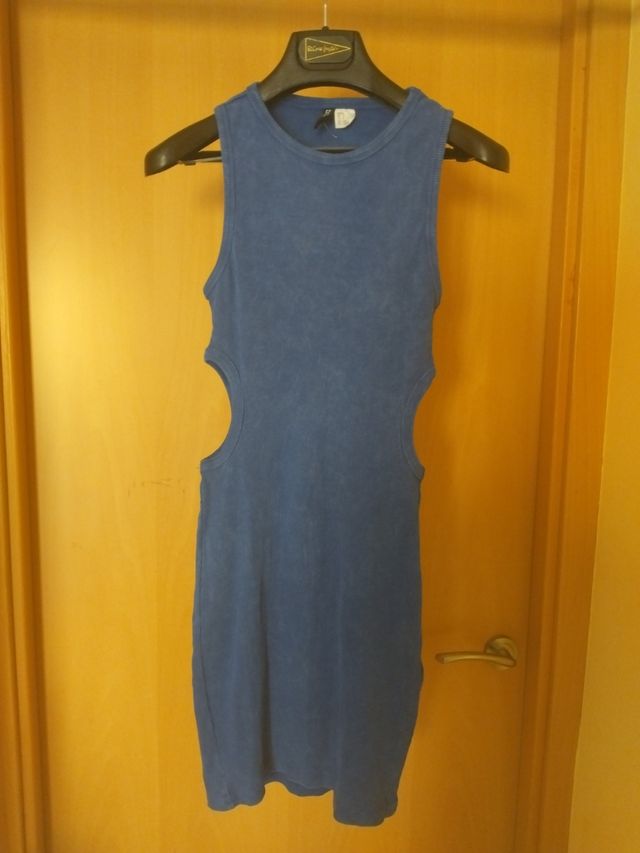 Vestido azul H&M talla S