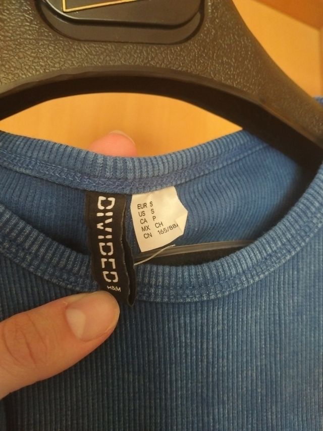 Vestido azul H&M talla S