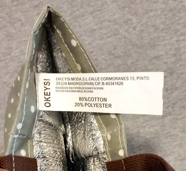 Bolsita porta alimentos